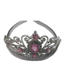 Nouvelle couronne de diadème princesse métallisée féerique en plastique